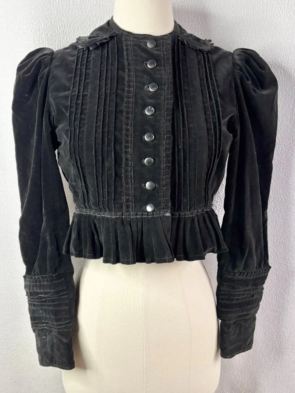 Szeki Hungarian Transylvanian Handmade Folk Jacket with Peplum - Picture 1 of 13